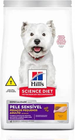 Hill's Science - RaçãoDiet para Cães de Pele Sensível Pedaços Pequenos 6kg