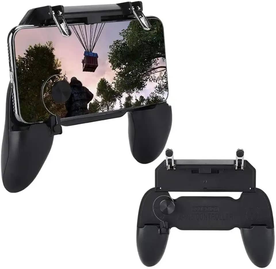 Suporte Gamepad com Gatilho L1 R1 W11+ Celular Smartphone Controle Joystick Mobile Pubg Free Fire