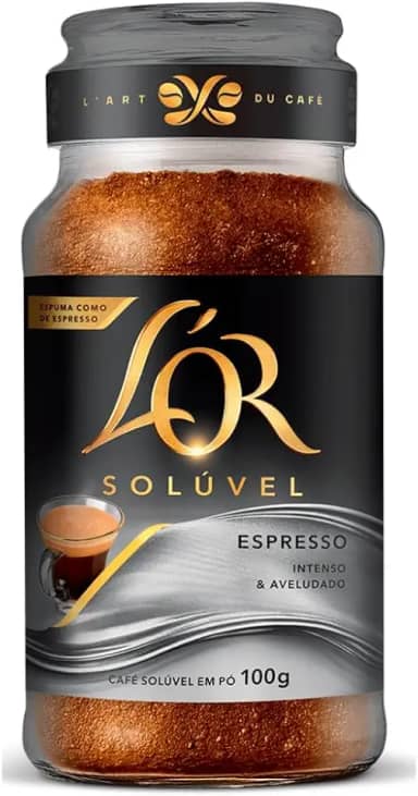Café Lor Solúvel Espresso vidro com 100g
