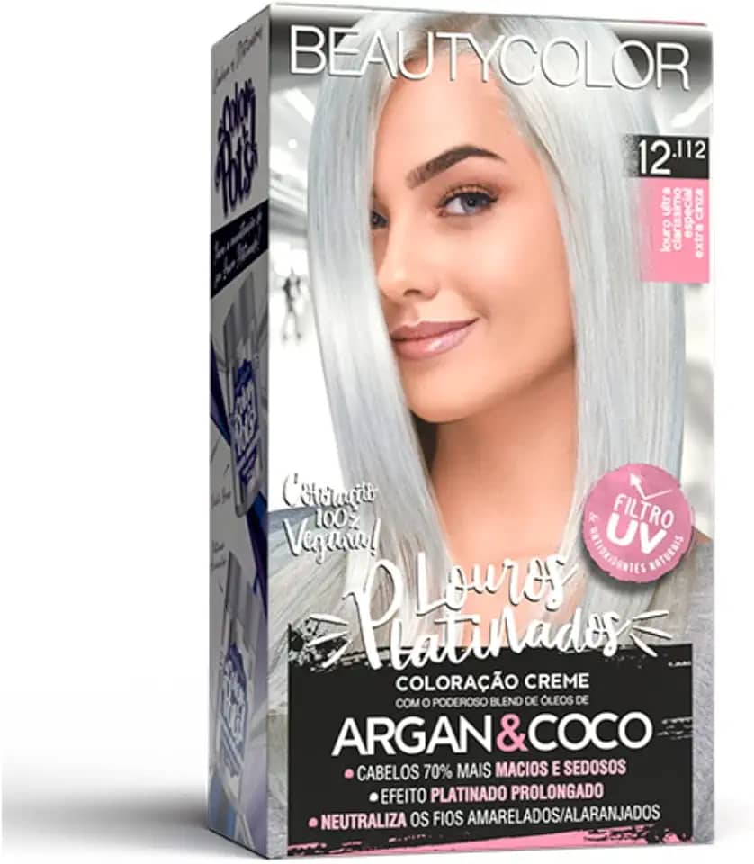 Coloração Kit BEAUTYCOLOR - 12.112 Louro Ultra Claríssimo Especial Extra Cinza
