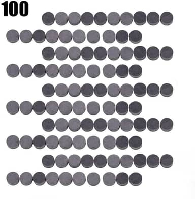 100 peças Marcadores de escala com pontos embutidos para bandolim guitarra baixo banjo ukulele, diâmetro 6,3 mm/6 mm/5 mm (preto) (6 mm) marcadores de traste para guitarra