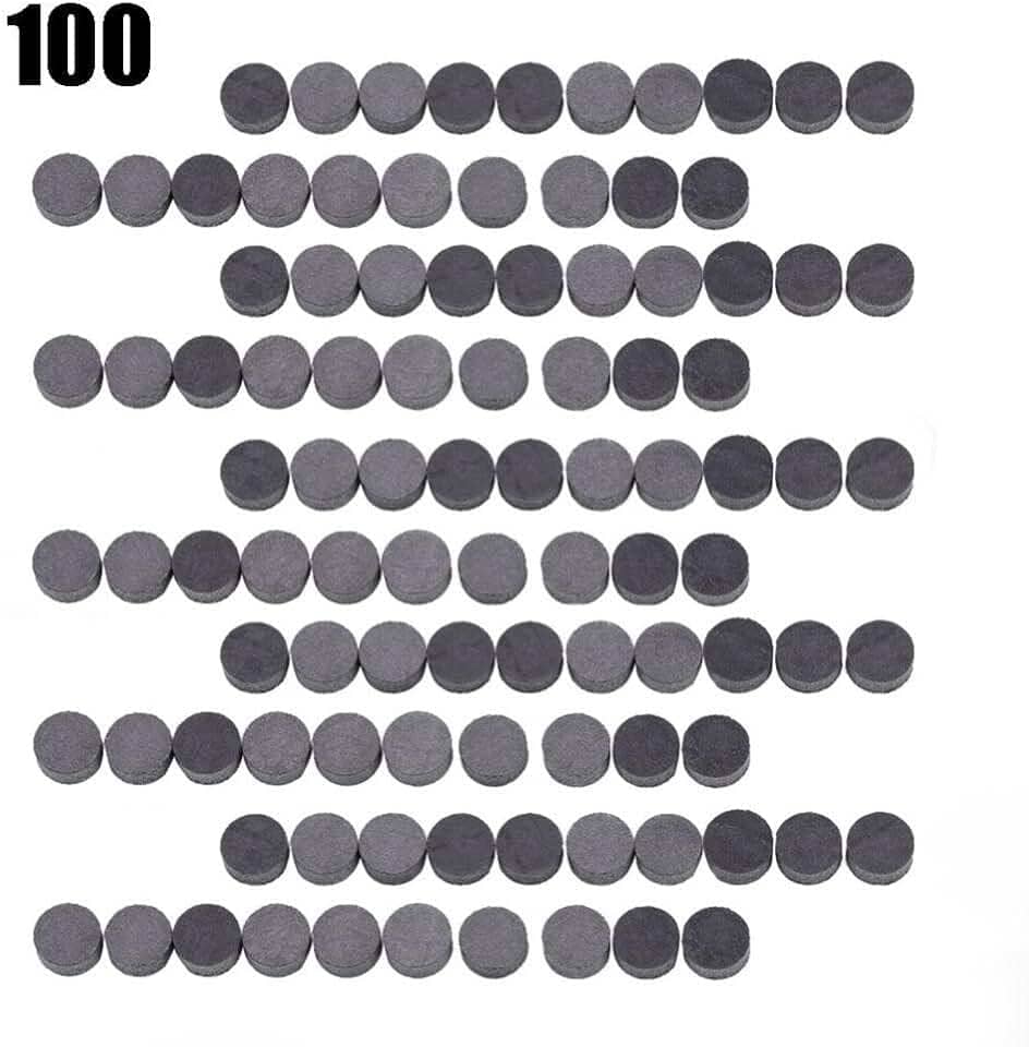 100 peças Marcadores de escala com pontos embutidos para bandolim guitarra baixo banjo ukulele, diâmetro 6,3 mm/6 mm/5 mm (preto) (6 mm) marcadores de traste para guitarra