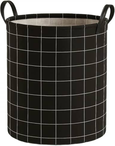 ALLMIX Cesto Organizador Roupa Suja Dobrável Multiuso 20l (Preto)