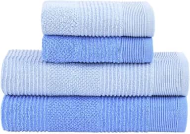 Jogo de Toalhas Buddemeyer Maya Extra Soft Banho Azul/Azul 4 peças