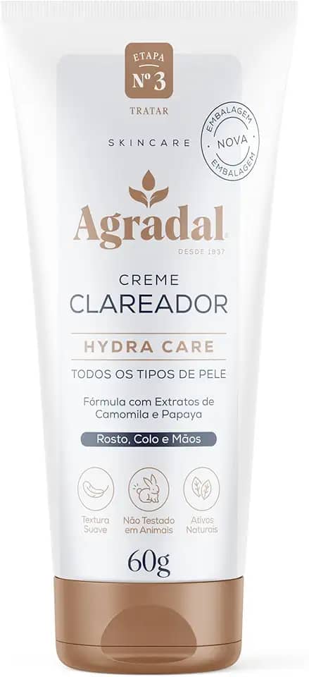Agradal Creme Clareador Facial Hydra Care 60G