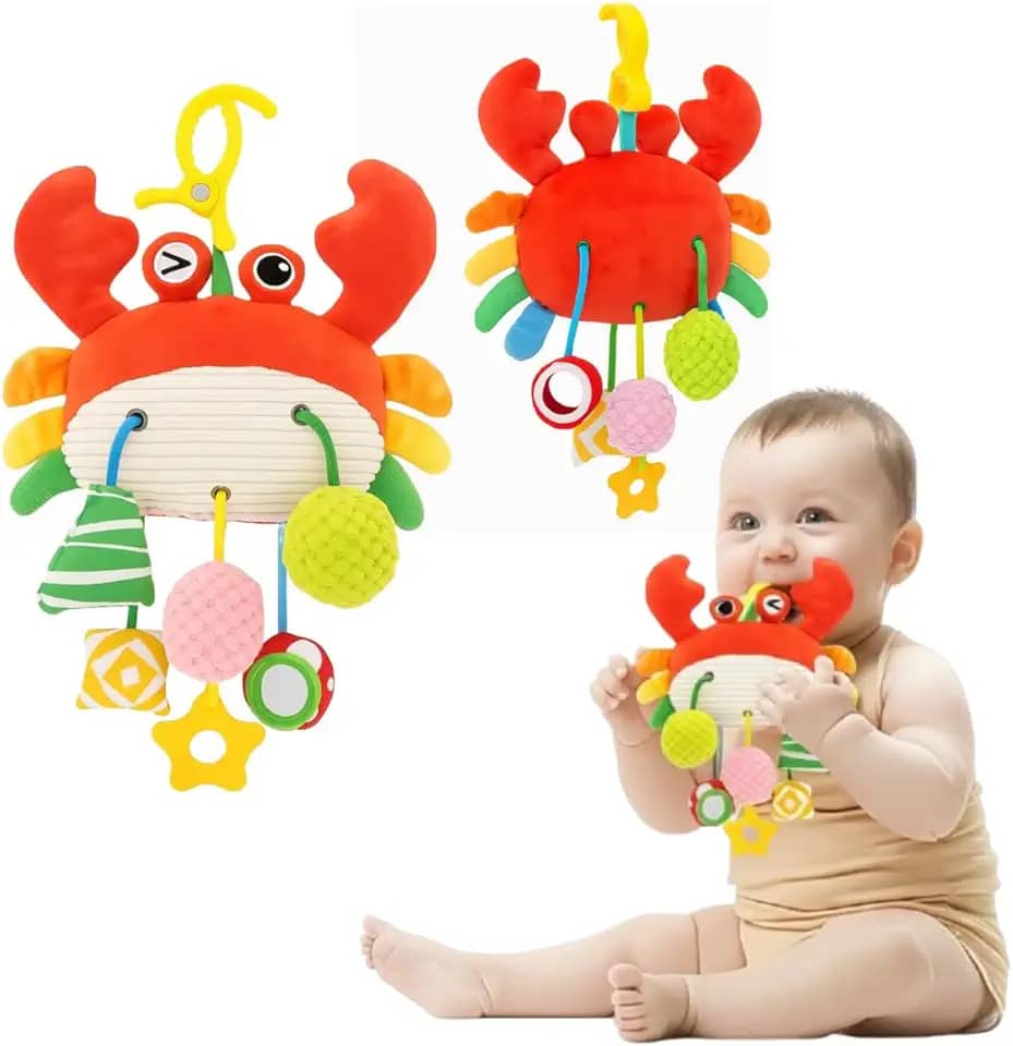 Mobile Sensorial Chocalho de berço Brinquedo bebê infantil