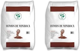 Húmus de Minhoca 4kg (Kit Econômico 2x2kg) – Adubo Orgânico 100% Natural para Solo Rico em Nutrientes e Jardim Saudável