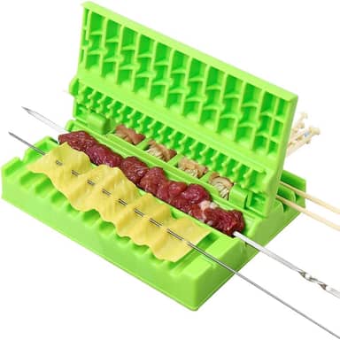 Máquina Multifuncional Para Espetos De Carne, Ferramentas Portáteis Rápidas E Fáceis, Criativa Fazer Kebab, Acessórios Churrasco Ao Ar Livre