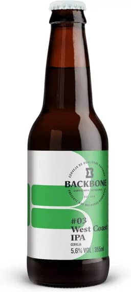 Cerveja West Coast Backbone IPA 355ml