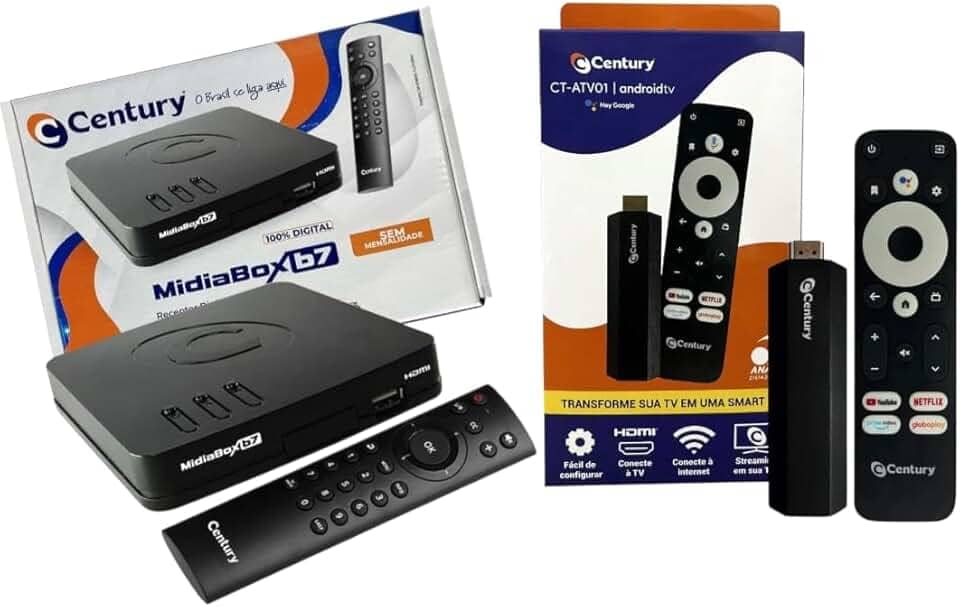 Receptor Smart TV + Receptor Midiabox B7