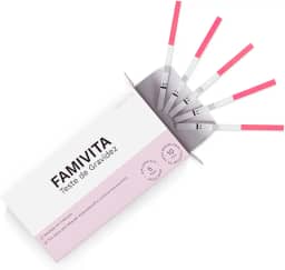 Teste de Gravidez - Detecta o positivo antes do atraso menstrual com a maior sensibilidade do mercado (5 Testes)