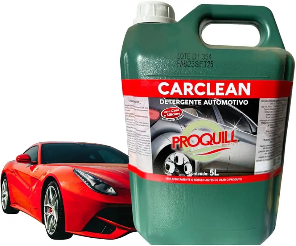 Shampoo Automotivo Carclean Neutro Com Cera E Silicone