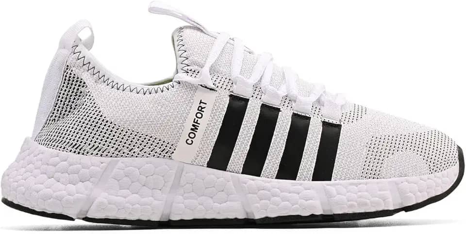 Tênis Esportivo Masculino para Academia Caminhada Corrida Treino Leve Macio Confortável 38 ao 43 (Branco, BR, Adulto, Numérico, 40)