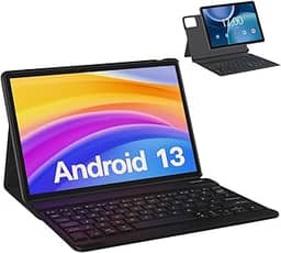 Tablet E1038 10.1' Android – 6GB RAM + 128GB | Touch - Teclado + Capa + Mouse Inclusos | Ideal para Estudo, Trabalho e Entretenimento