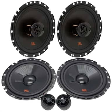 Kit Som Automotivo Completo Flex 4: Par de Alto Falantes Triaxial 6TRFX55 (110W RMS) + Par de Auto Falantes 2 Vias 62VFX55 (110W RMS) - POTÊNCIA, CLAREZA E IMERSÃO para seu Carro!