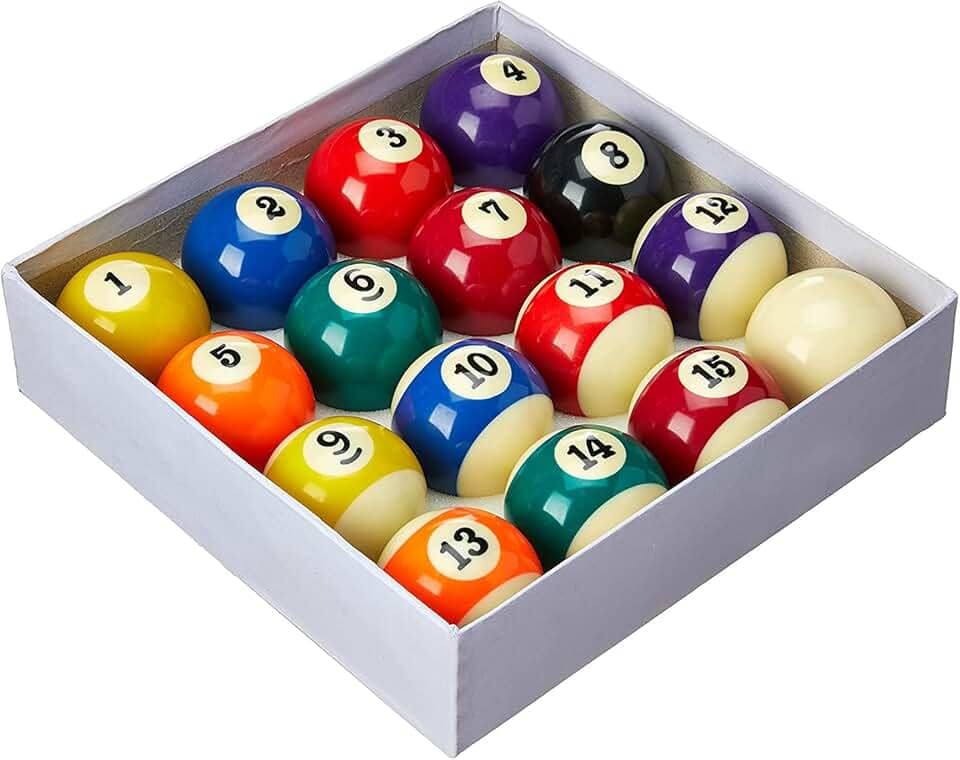 Jogo Bolas Bilhar Sinuca 52mm Numeradas Branca 54mm
