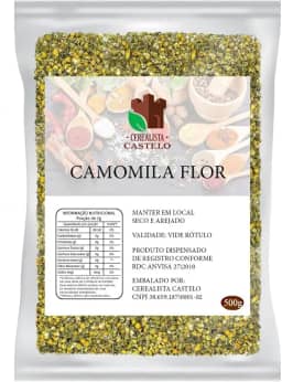 Cha De Camomila Flor 500g Camomila Premium Safra Nova