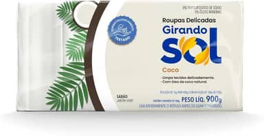 Girando Sol Sabão Em Barra Coco 1Kg