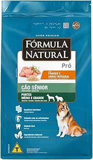 Fórmula Natural Super Premium Pró Cão Sênior Portes Médio E Grande Sabor Frango E Arroz Integral 15KG