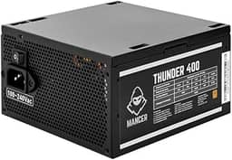 Fonte Gamer Mancer Thunder | 400W | 80 Plus Bronze | PFC Ativo | Ventoinha 120mm | ATX – MCR-THR400-BL01