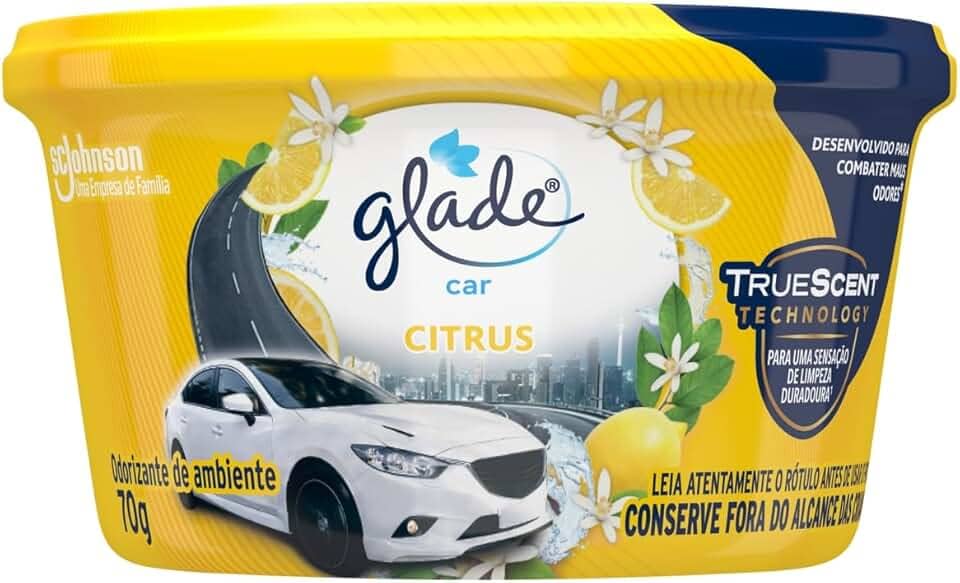 Glade Aromatizador Gel Car Citrus 70g