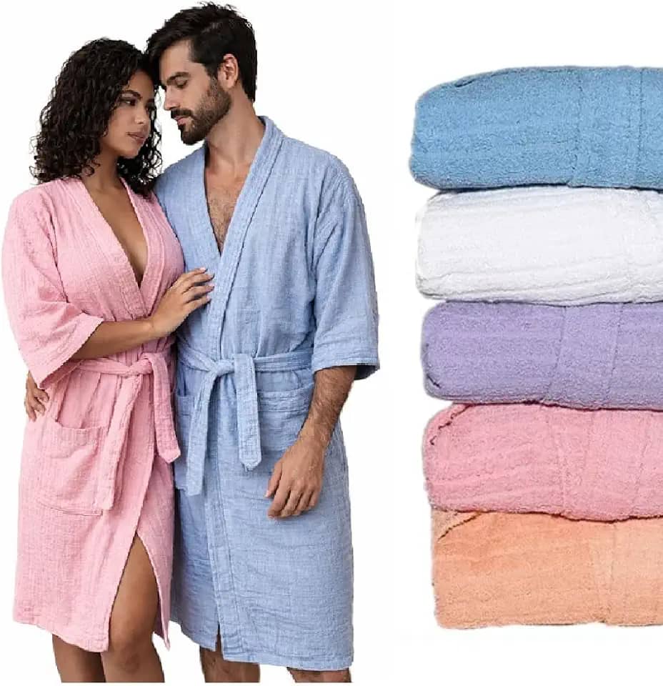 Roupão Luxo Neo Velour Ultra Macio Aveludado Microfibra Adulto M e G Unissex Masculino e Feminino