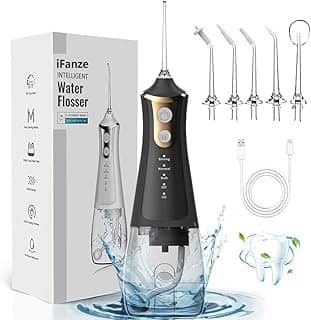 Irrigador Oral Limpeza Profunda Jato D àgua Supersônico 3 Modos Diferentes Recarregável Usb Bivolt Limpador de Dentes Sem Fio Dental Tanque de 300ML 4 Modos de Limpeza
