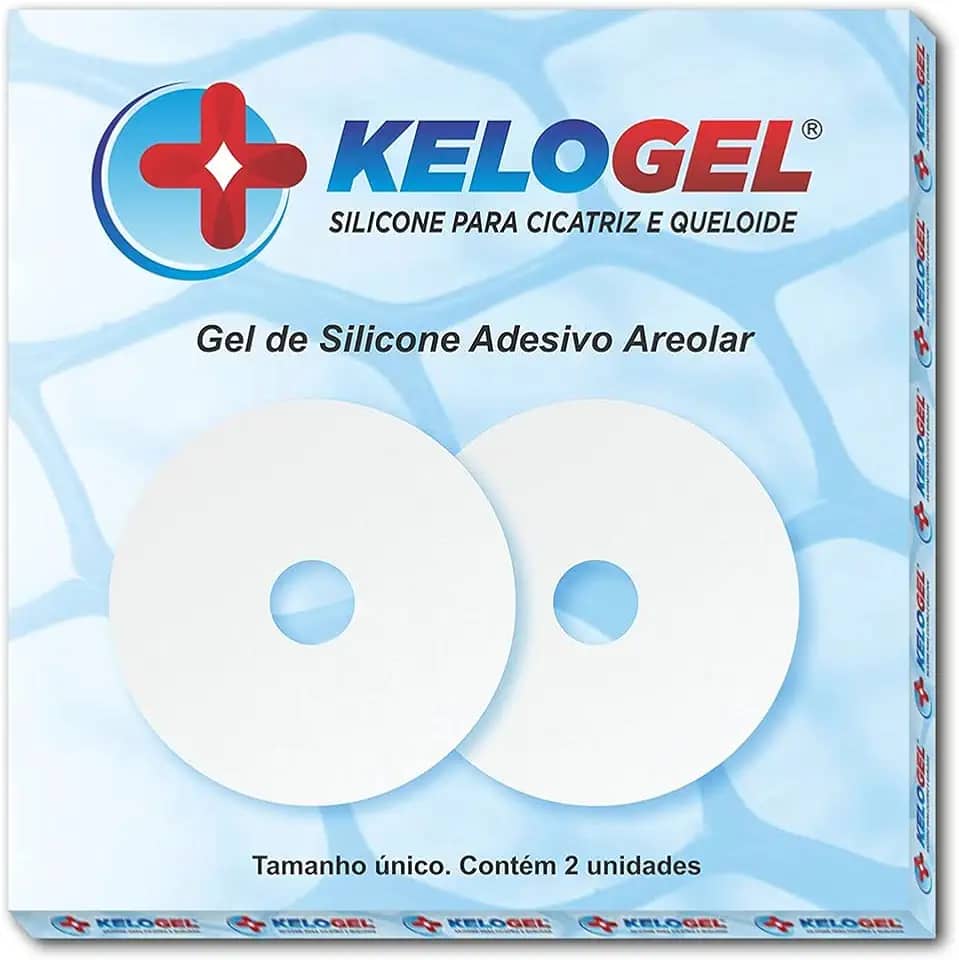 Fita Adesivo Areolar Gel De Silicone Cicatriz 2un Kelogel