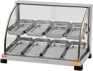 Estufa Curva Dupla, 8 Bandejas, 220V, Marchesoni Ouro, Inox