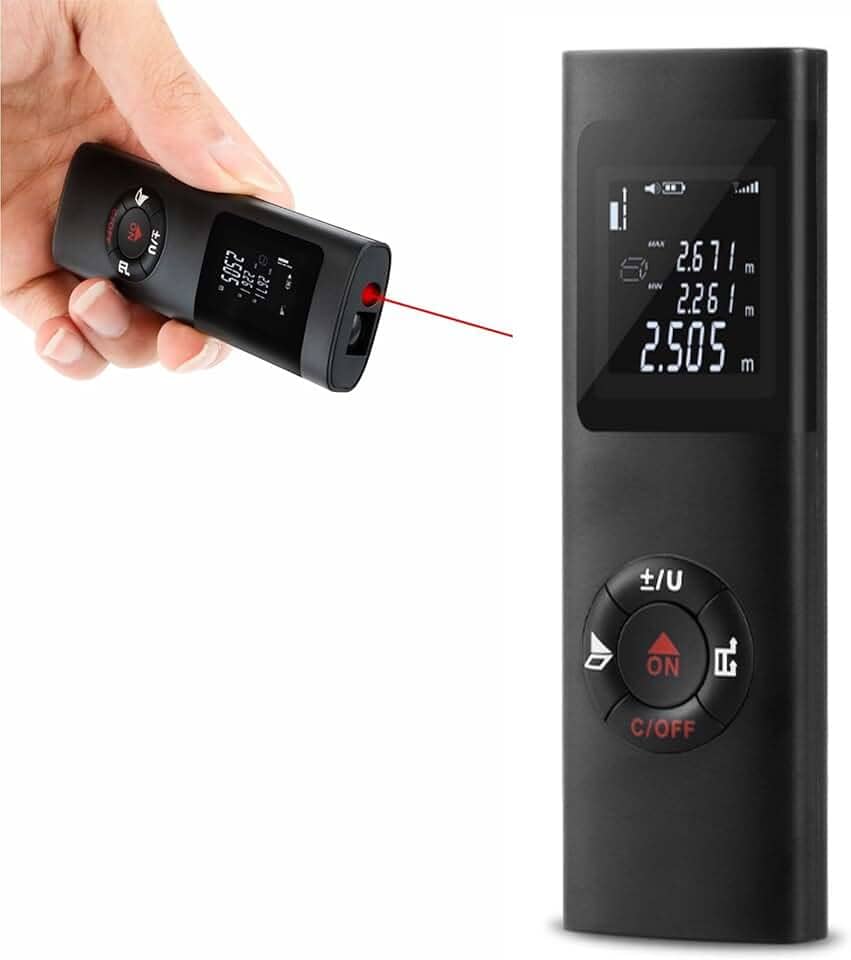 Genérico Trena Laser Digital Profissional 40 Metros Medidor de Distância Recarregável USB-C