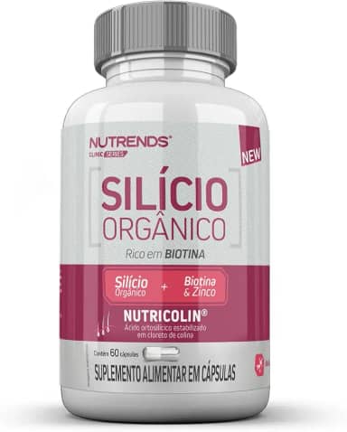 Silício Orgânico + Biotina + Zinco 60 cápsulas, Clinic Series Nutrends