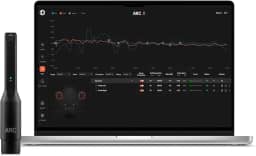IK Multimedia ARC X Correção de sala, calibração de monitor e emulação de alto-falante – Microfone de medição acústica de estúdio, monitoramento virtual e plug-in de baixa latência incluídos