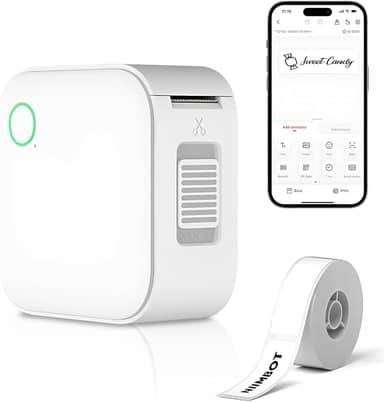 Impressora Térmica Portátil para Etiquetas Adesivas, Compacta e Inteligente, Conexão USB Type-C, Ideal para Casa, Escritório e Viagens, Compatível com Smartphones e Computadores