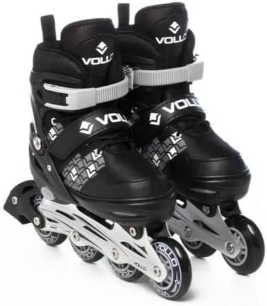 Patins In Line Cinza e Preto Pequeno Vollo Sports