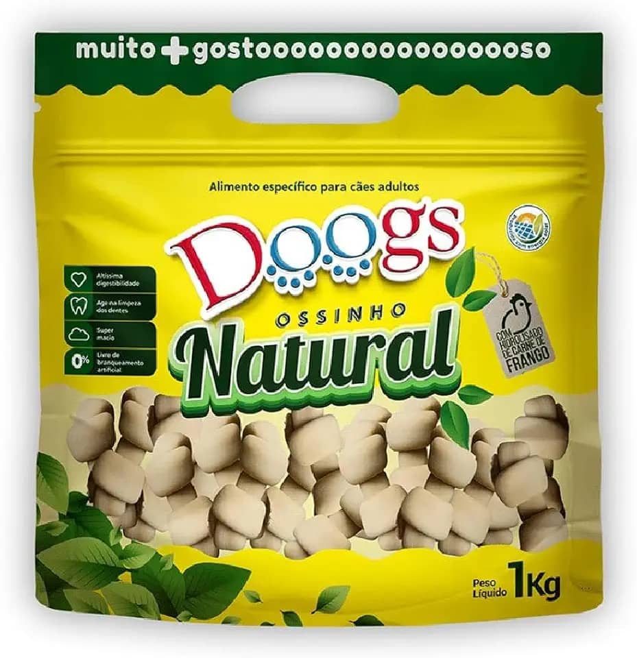 Osso Nó Natural Doogs Mini 2/3-1kg