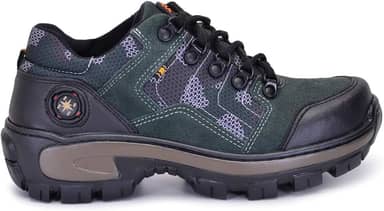 Tênis Adventure Coturno Masculino De Couro Legítimo Outdoor Alcochoado Confortável