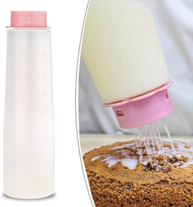 Bisnaga Para Molhar Bolo Pão de Ló Regador de Bolos Chuveirinho Para Bolo Capacidade 500ml
