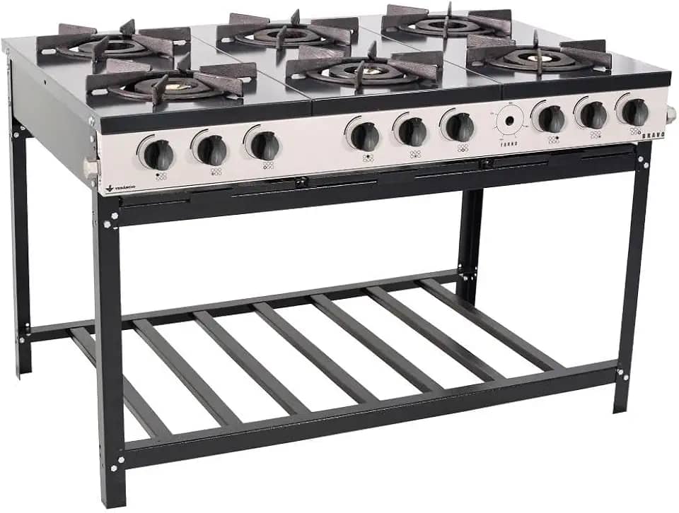 Fogao Gás Bravo 6 Bocas Br6b - Venâncio