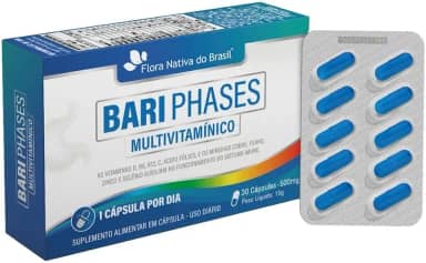 Bari Phases Multivitamínico 30 cápsulas - Flora Nativa