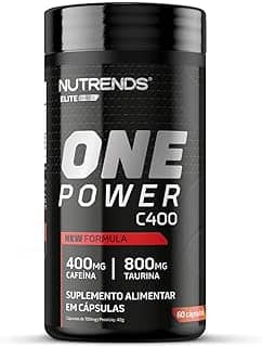 One Power C400 (Cromo + Cafeína + Taurina) 60 cápsulas, Nutrends