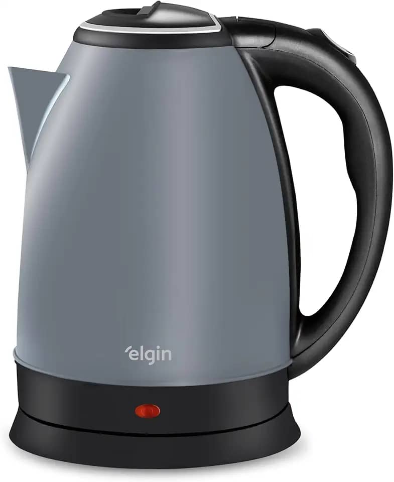 Chaleira Inox Lunar 2L Elgin - Jarra Sem Fio Desligamento Automático 1.200W 110V