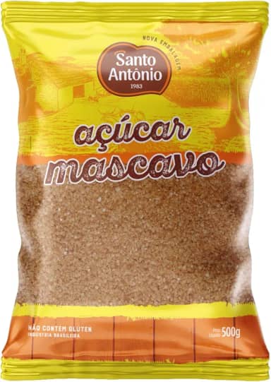 SANTO ANTONIO ALIMENTOS ACUCAR MASCAVO PCT 500G