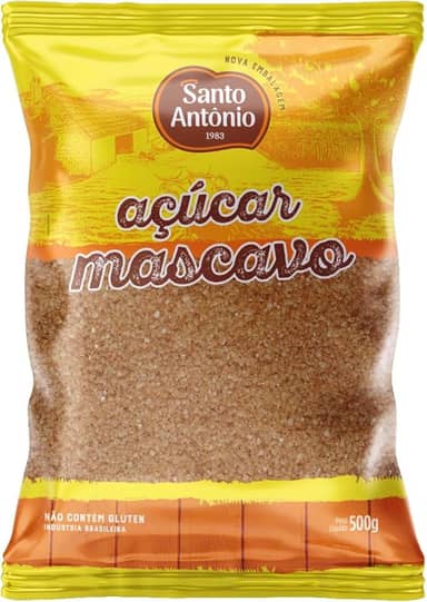 SANTO ANTONIO ALIMENTOS ACUCAR MASCAVO PCT 500G