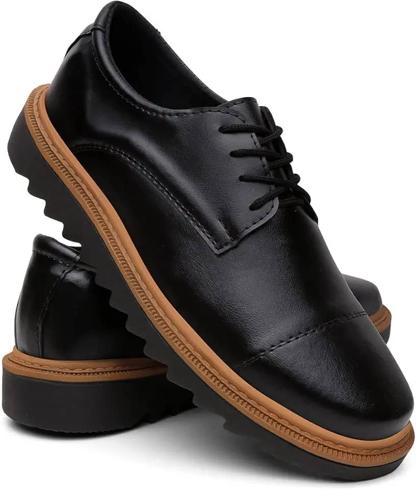 Sapato Social Masculino Tênis Elegante Casual Esporte Fino Tratorado