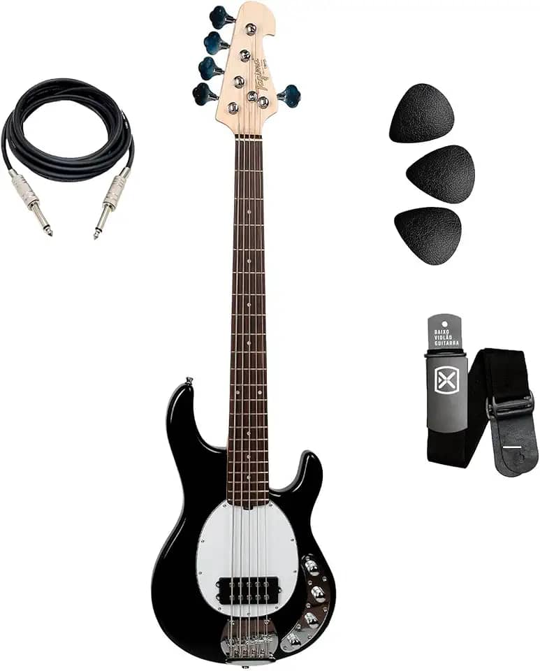 Contrabaixo Tagima Tbm-5 5 Cordas Ativo Preto