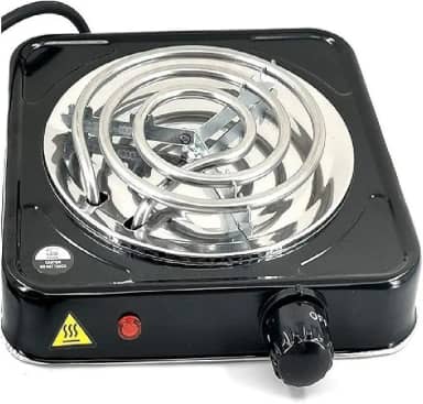 Fogão Elétrico 1 Boca Espiral 220v Portátil 1000W Fogareiro cooktop