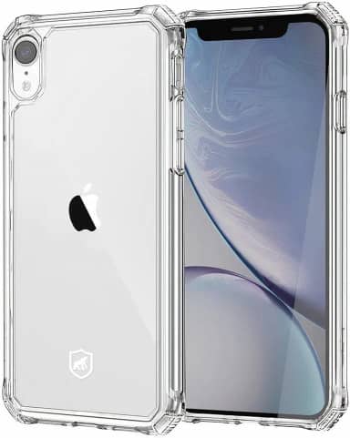 Gshield Capa Case Capinha Clear Proof Anti-impacto com Quinas Reforçadas (Transparente, iPhone XR)