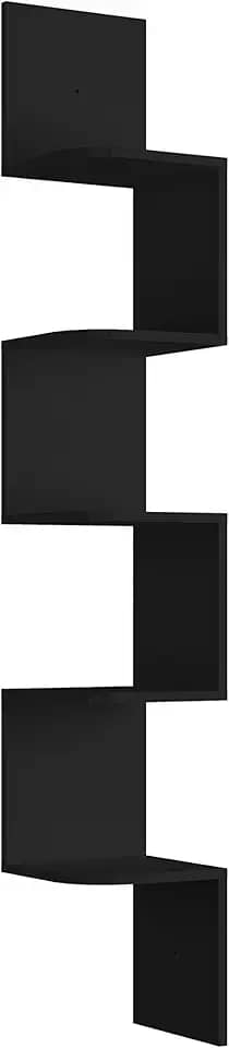 Kit de Prateleiras Multivisão KIT-CANTO-15825-PR Preto