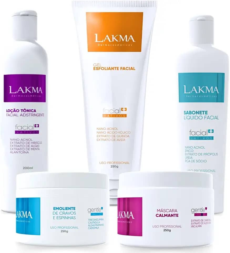 Kit Limpeza De Pele Profunda Profissional Lakma Pele Lisa Home Care Skin Care