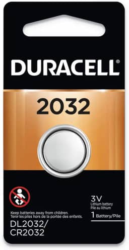 Pilha Moeda, Duracell, CR 2032, Copper and Black